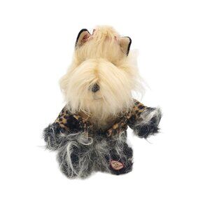 2003 Miracles 4 Fun MIniaure Yorkie 7" Plush Tan Black Stuffed Dog Terrier Puppy